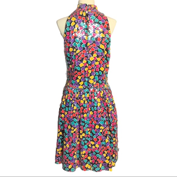 Vintage 1980s Morton Myles sequin dress - Picture 2 of 10